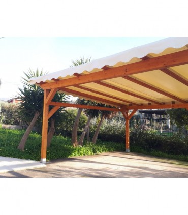 Telo in PVC da 650 gr/mq rinforzato e occhiellato su misura