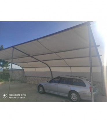 Telo in PVC da 650 gr/mq rinforzato e occhiellato su misura