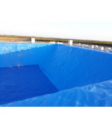 Telo in PVC 900 gr/mq per invasi di grandi dimensioni